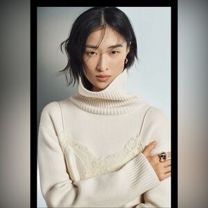 Zara wool high collar jumper